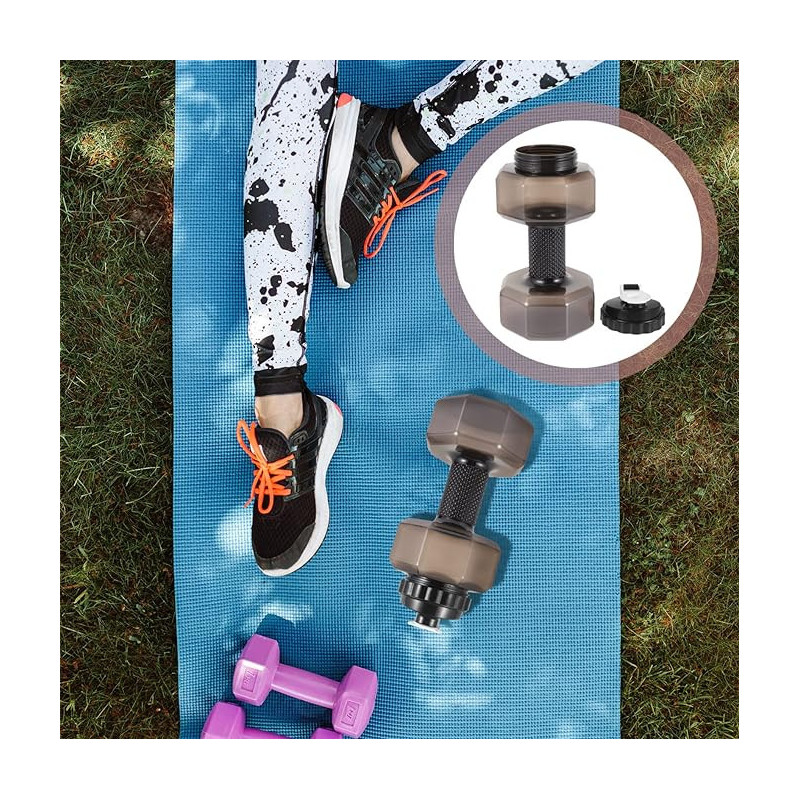 Dumbbell Shaped Water Bottle 1500 ml