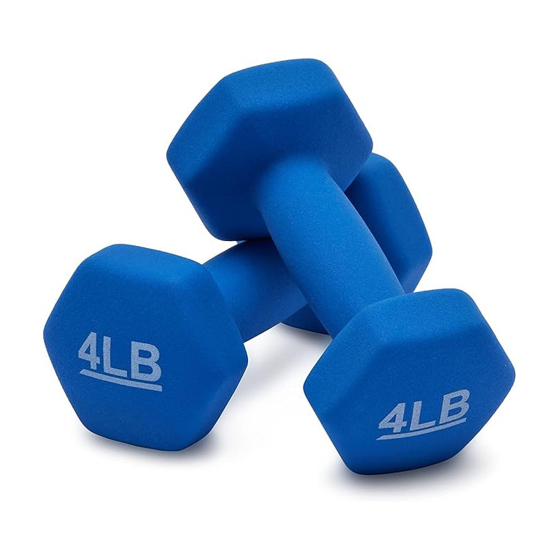 Pair of Hex Dumbbells 4 LBS